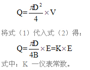 智能型污水流量計工作原理公式